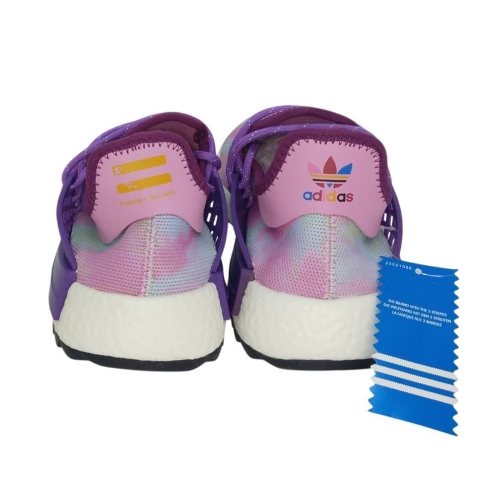 ADIDAS NMD Human Race Mens New w/Tags Purple/Teal Athletic Sneakers - sz. 10 - Picture 4 of 6